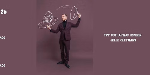 🎤 ZondagConcert – Jelle Cleymans (try-out) @ Bar Fino SOLD OUT! — muziek in De Panne