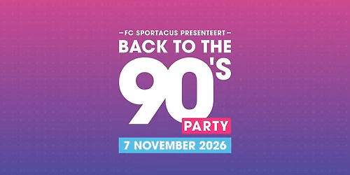 Back to the 90’s party 2026 — sport in De Panne